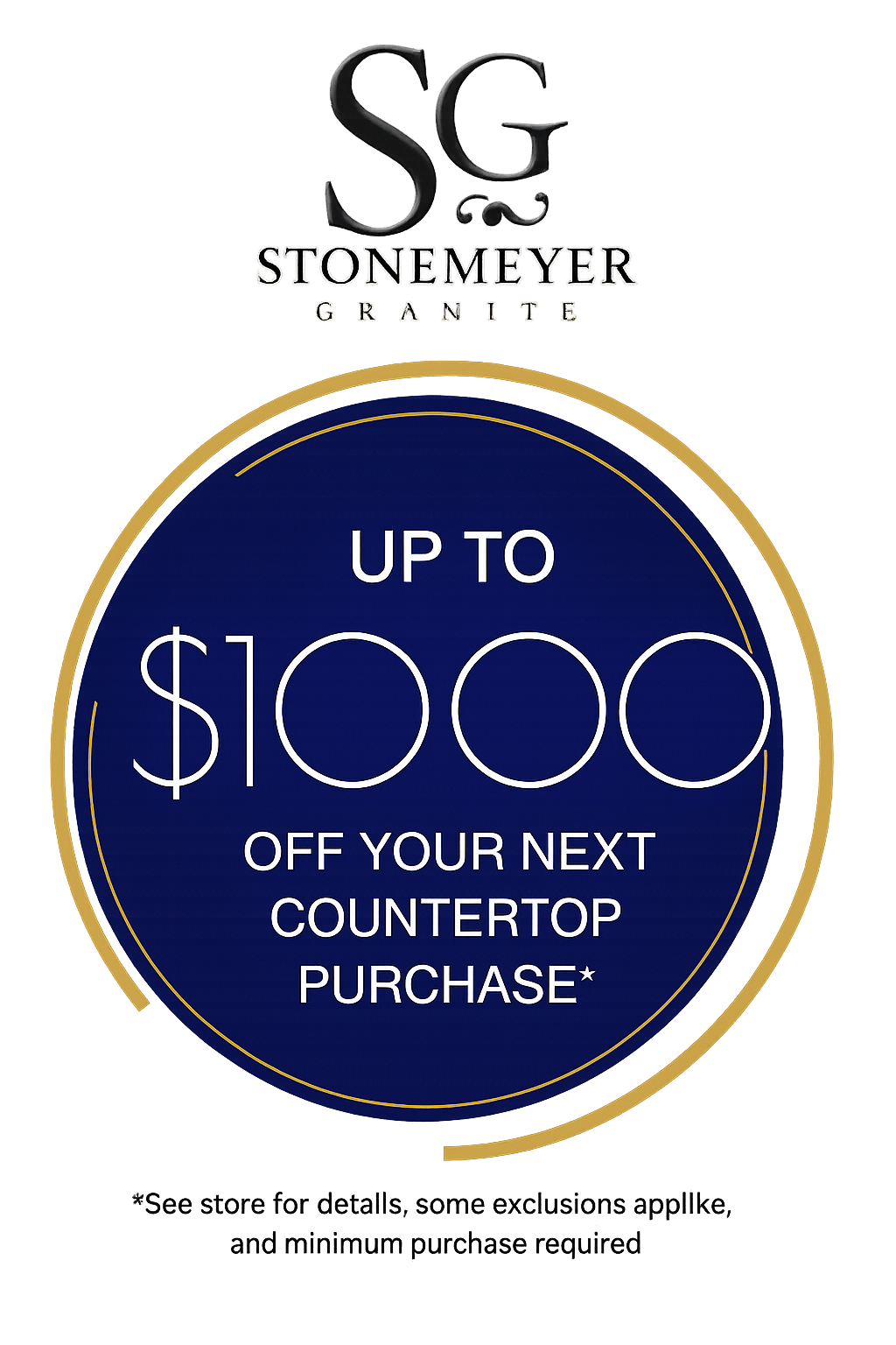 Stonemeyer 1000 off 2025 - Stonemeyer Granite