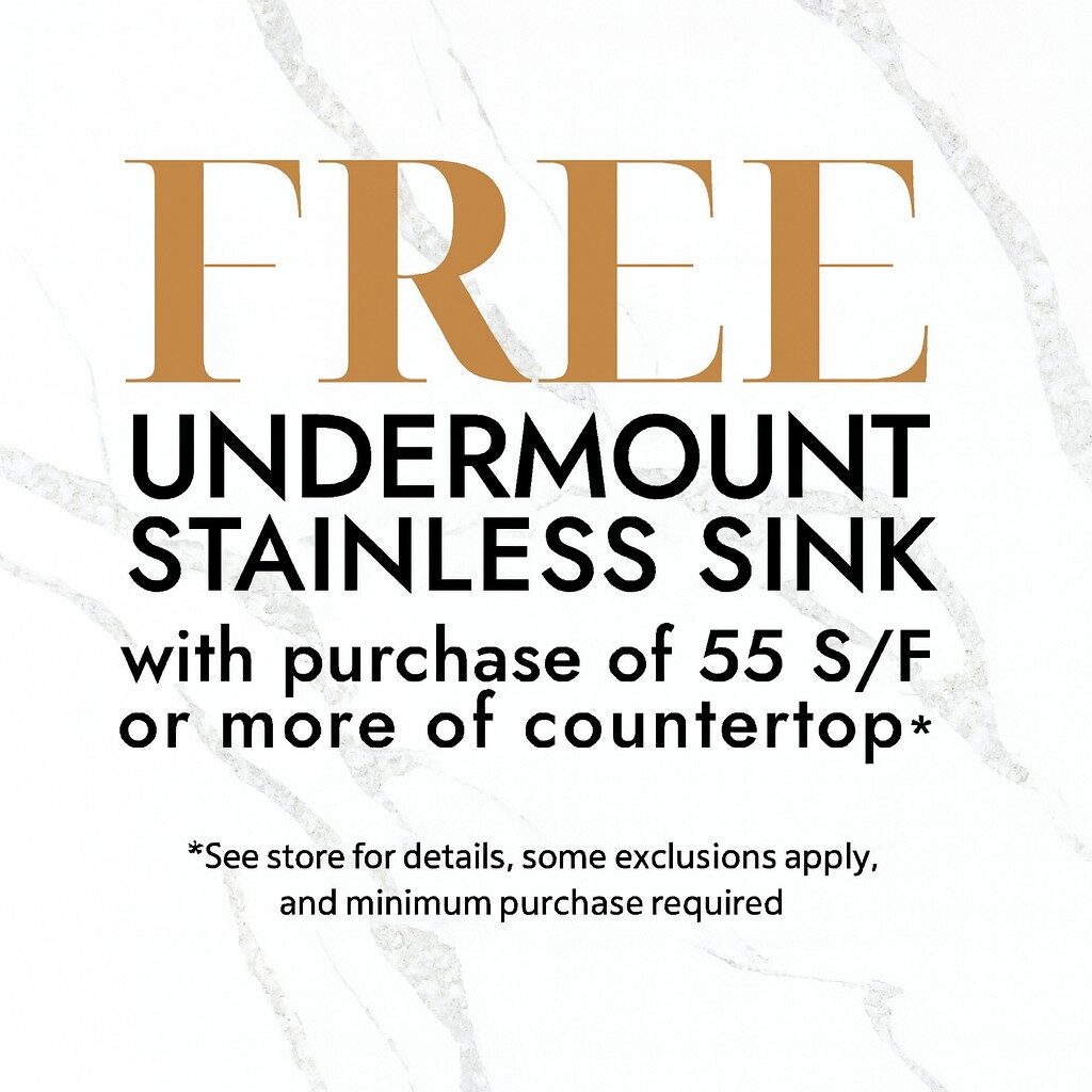 Stonemeyer Free Undermount Sink 2023 mobile form graphic - Stonemeyer Granite